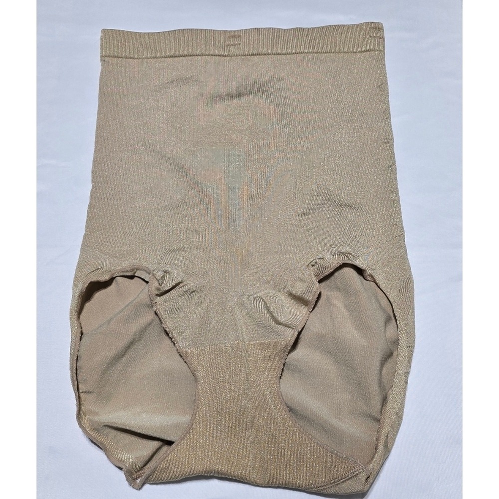 Spanx Women's Large High Wasted Panty Shapewear Nude Beige Undergarment